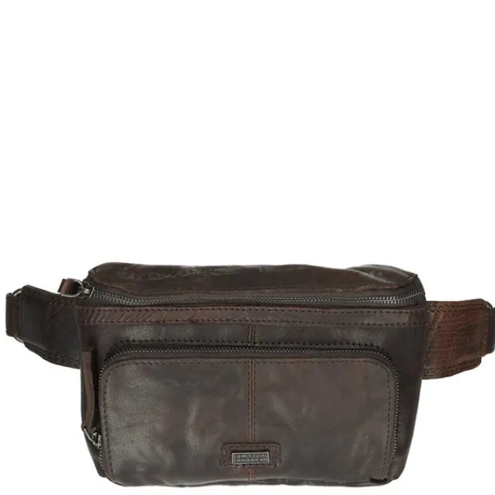 Heuptassen>Spikes & Sparrow Bronco Heuptas dark brown