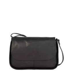 Schoudertassen|Damestassen>Spikes & Sparrow Jana Flap Bag black