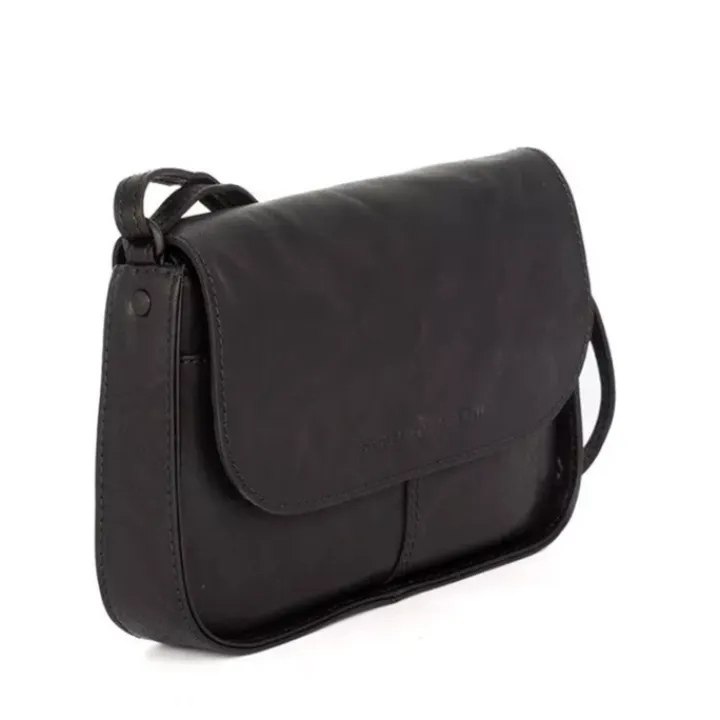 Schoudertassen|Damestassen>Spikes & Sparrow Jana Flap Bag black