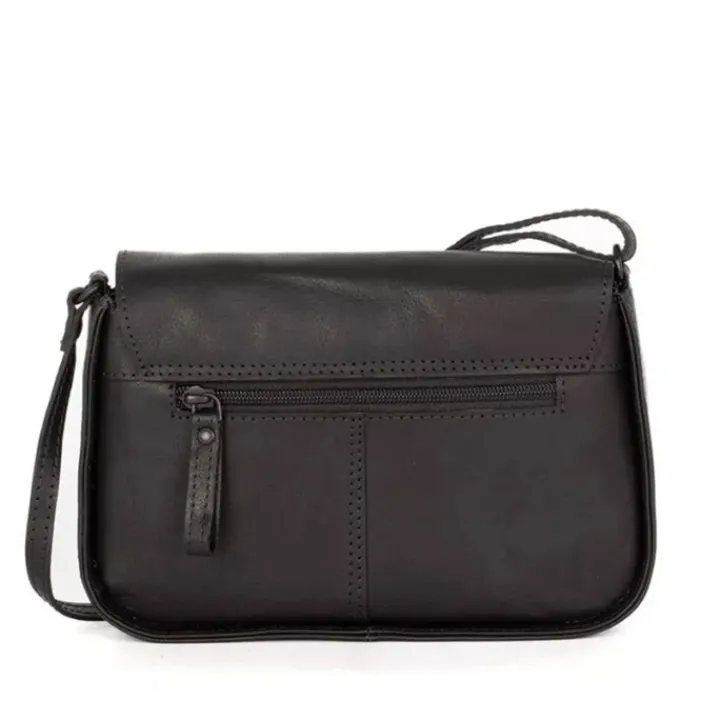 Schoudertassen|Damestassen>Spikes & Sparrow Jana Flap Bag black