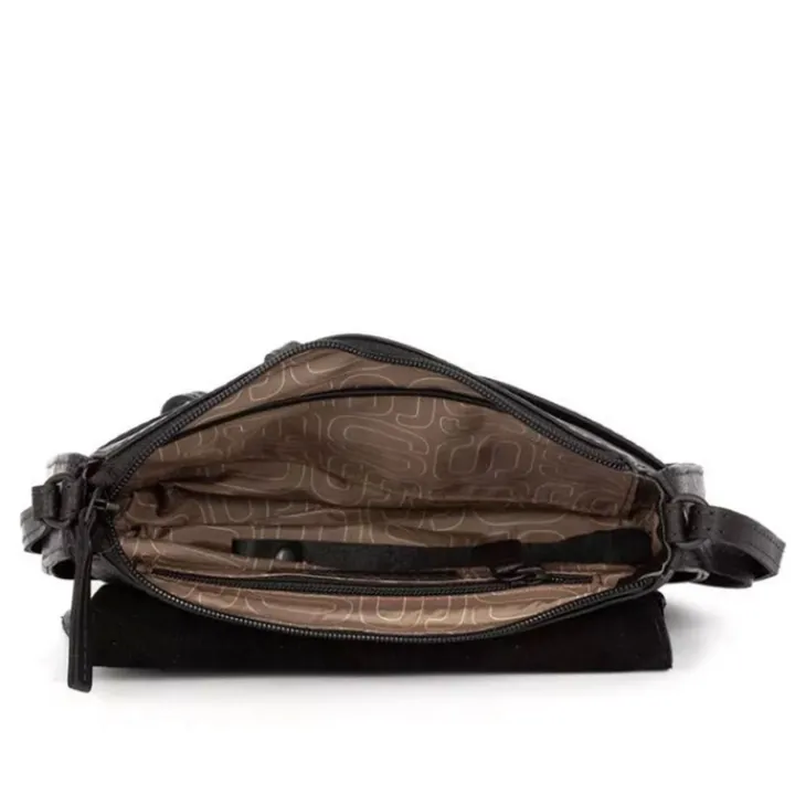 Schoudertassen|Damestassen>Spikes & Sparrow Jana Flap Bag black