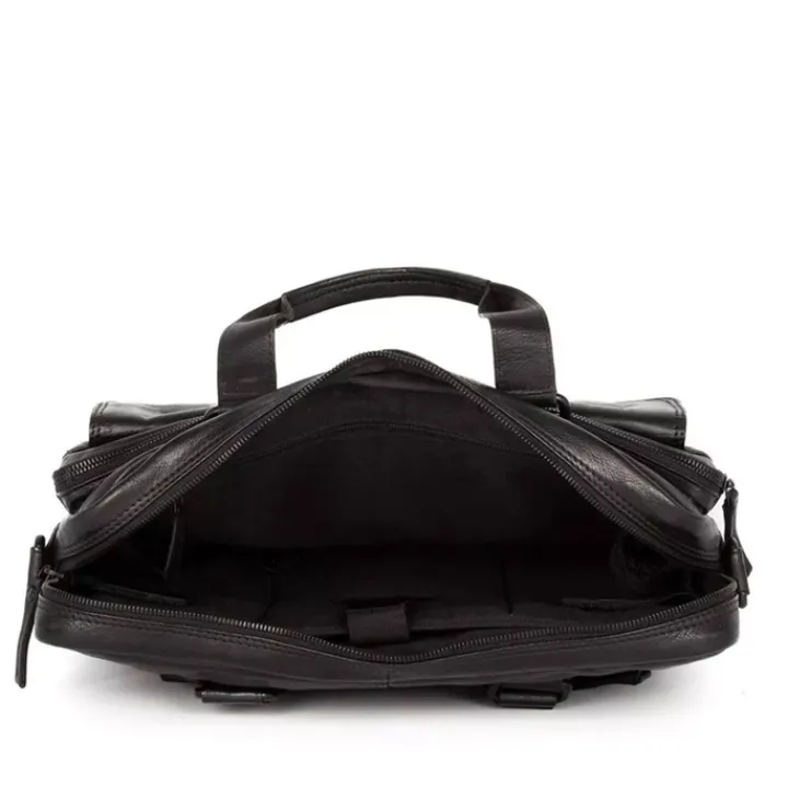 Herentassen|15.6 Inch Laptoptassen>Spikes & Sparrow Kevin Business Laptopbag 15.6" black