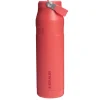 Waterflessen|Thermosflessen>Stanley The Iceflow Bottle Flip Straw 2.0 1.06L hot coral