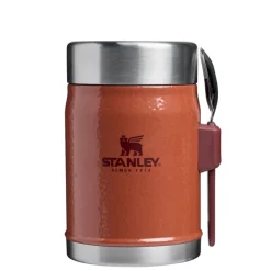 Thermosflessen>Stanley The Legendary Food Jar + Spork 0.4L hammertone clay