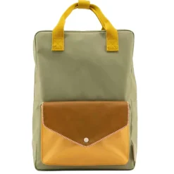 Peuter Rugzakken|Kinderrugzakken>Sticky Lemon Backpack Large Meadows Envelope map green