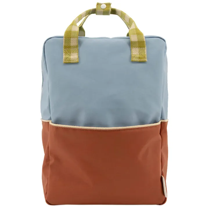 Peuter Rugzakken|Kinderrugzakken>Sticky Lemon Colourblocking Backpack Large blueberry willow brown pear green
