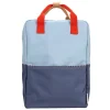 Kleine Rugzakken|Schoolrugzak>Sticky Lemon Large  Backpack Colourblocking Wonders zissou blue-blue whale
