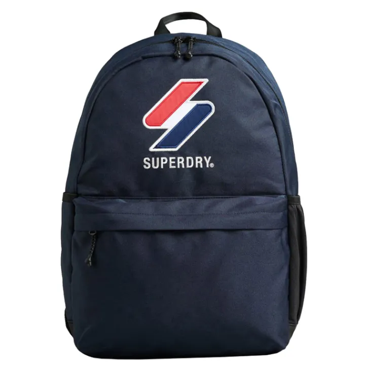 Heren Rugzakken|Schoolrugzak>Superdry Montana Code Essential Backpack deep navy