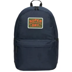 Heren Rugzakken|Schoolrugzak>Superdry Montana Patched Backpack navy