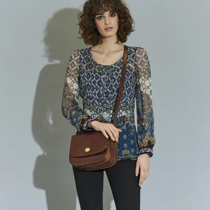 Crossbody|Damestassen>The Bridge Story Donna Crossbody brown