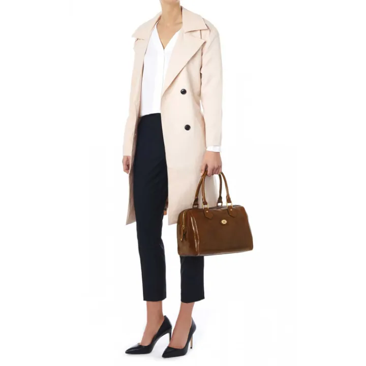 Handtassen|Damestassen>The Bridge Story Donna Ladies Barrel Handbag brown