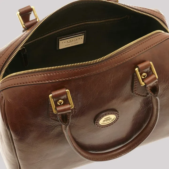 Handtassen|Damestassen>The Bridge Story Donna Ladies Barrel Handbag brown