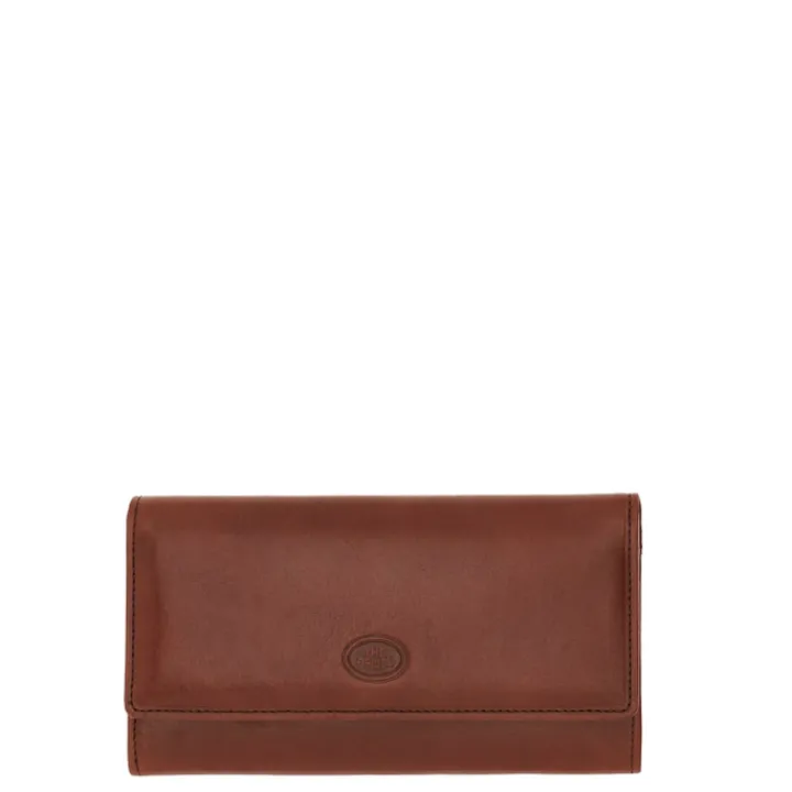 Grote Portemonnees|Leren Portemonnees>The Bridge Story Donna Wallet brown
