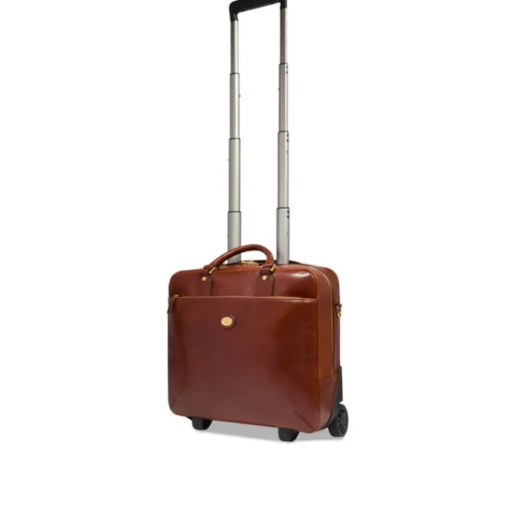 Handbagage Trolleys|Laptop Trolleys>The Bridge Stovia Pilot Trolley brown