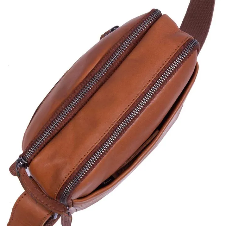 Schoudertassen|Crossbody>The Chesterfield Brand Alva Shoulderbag cognac