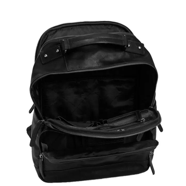 Kleine Rugzakken|14 Inch Laptoptassen>The Chesterfield Brand Austin Backpack black