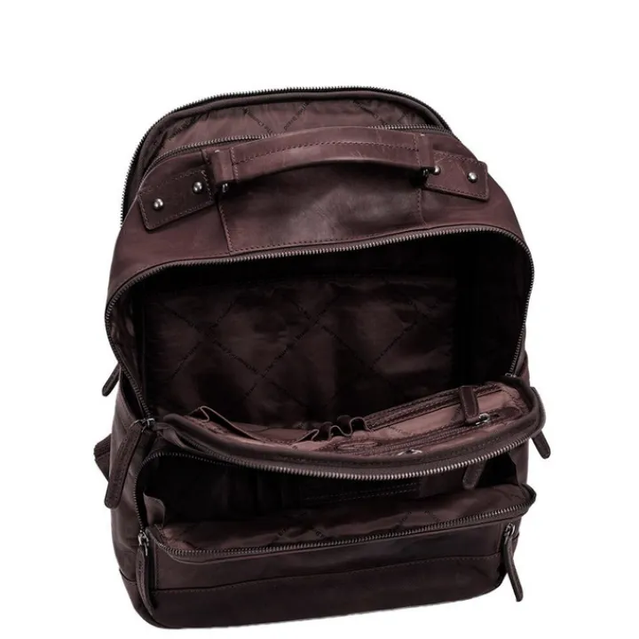 Kleine Rugzakken|14 Inch Laptoptassen>The Chesterfield Brand Austin Backpack brown
