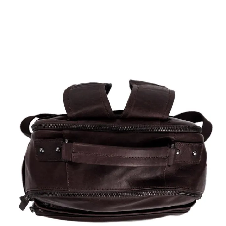 Kleine Rugzakken|14 Inch Laptoptassen>The Chesterfield Brand Austin Backpack brown