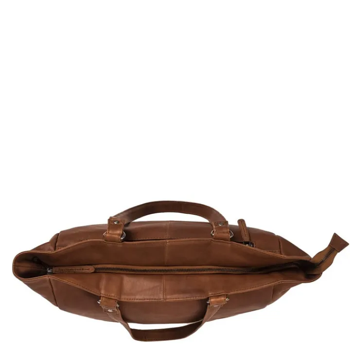 Shoppers|Schoudertassen>The Chesterfield Brand Berlin Shopper Large cognac