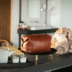 Toilettassen>The Chesterfield Brand Biassa Toilet bag cognac