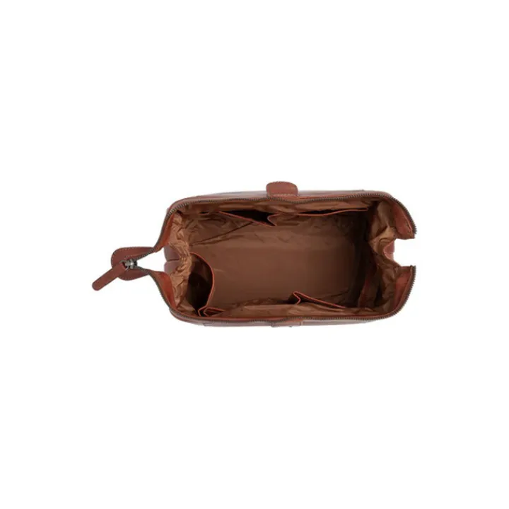 Toilettassen>The Chesterfield Brand Biassa Toilet bag cognac