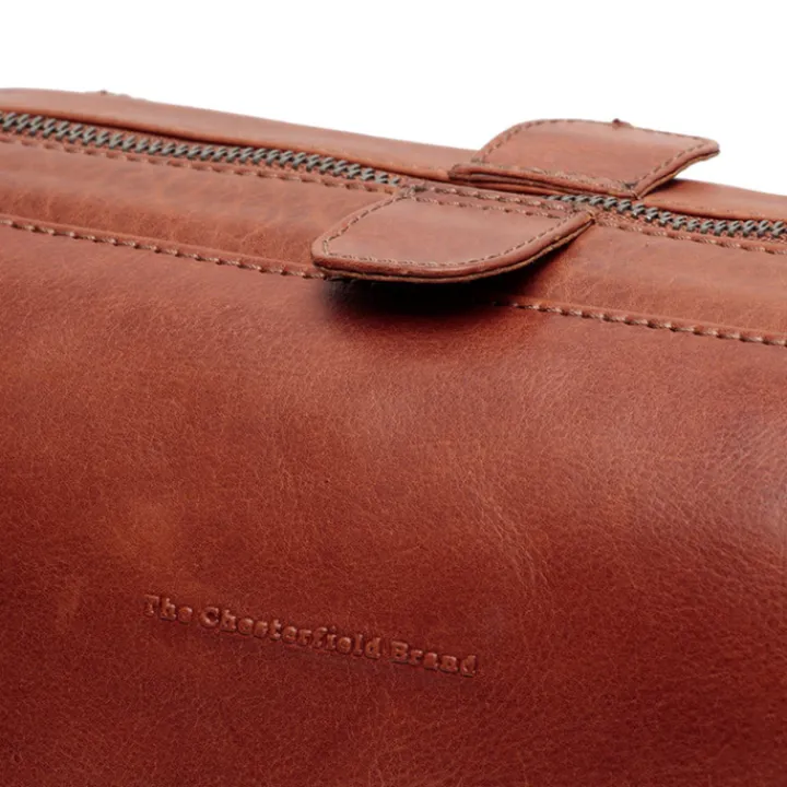 Toilettassen>The Chesterfield Brand Biassa Toilet bag cognac