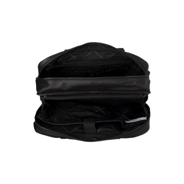 Herentassen|15 Inch Laptoptassen>The Chesterfield Brand Boston Laptoptas zwart