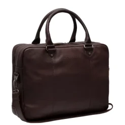 Herentassen|15 Inch Laptoptassen>The Chesterfield Brand Boston Laptoptas 15" Shoulderbag brown