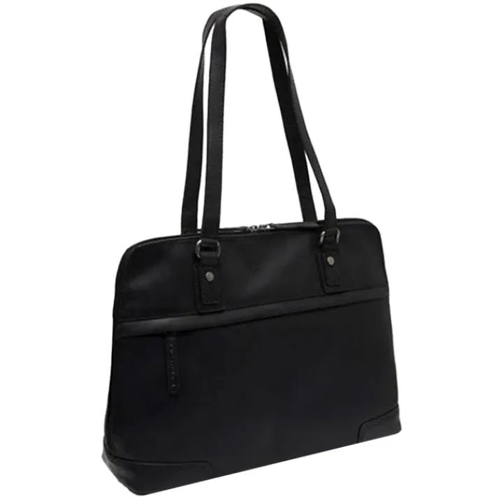 13 Inch Laptoptassen|Laptop Schoudertassen>The Chesterfield Brand Branson Shoulderbag black