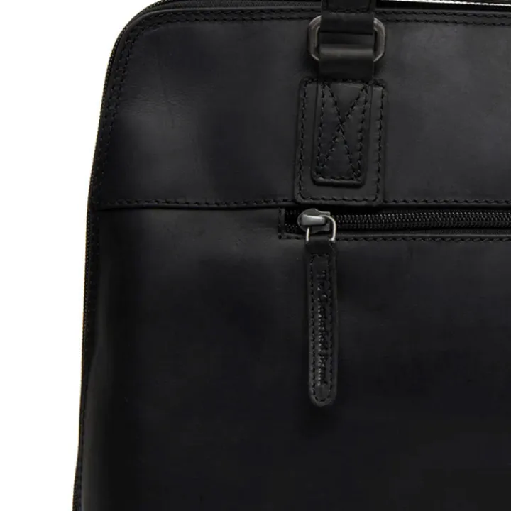 13 Inch Laptoptassen|Laptop Schoudertassen>The Chesterfield Brand Branson Shoulderbag black