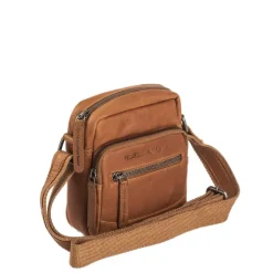 Schoudertassen|Crossbody>The Chesterfield Brand Bremen Schoudertas cognac