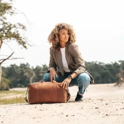 Kleine Reistassen|Handbagage Reistassen>The Chesterfield Brand Conor Travelbag cognac