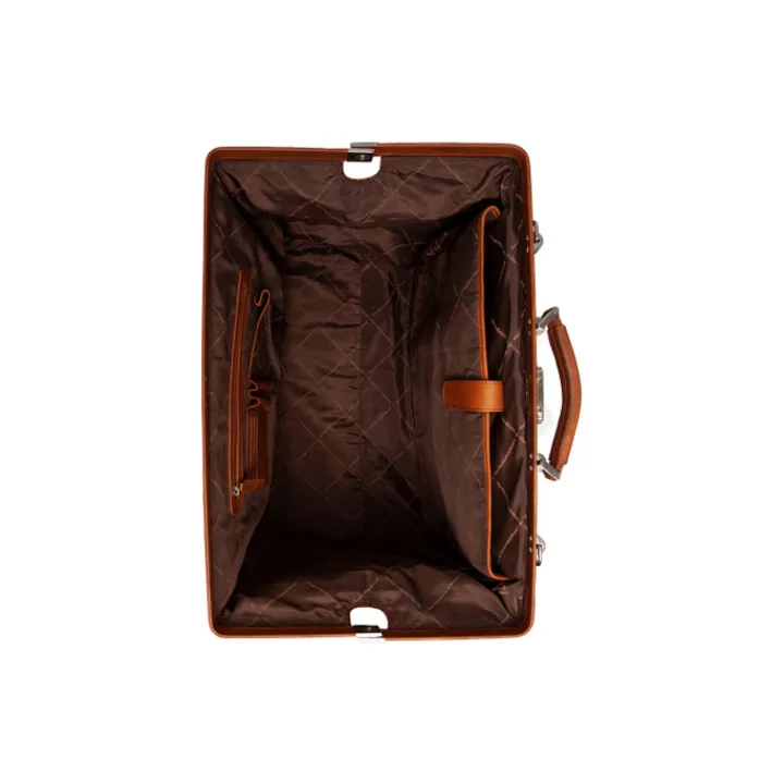 Handbagage Reistassen|Heren Reistassen>The Chesterfield Brand Corfu Reistas cognac