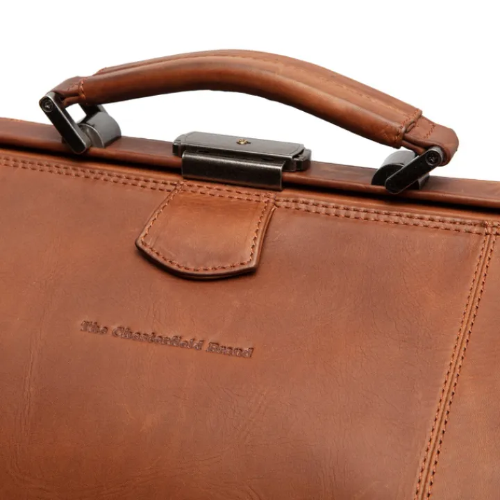 Handbagage Reistassen|Heren Reistassen>The Chesterfield Brand Corfu Reistas cognac