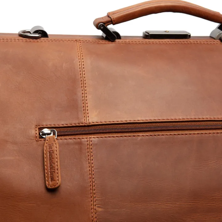 Handbagage Reistassen|Heren Reistassen>The Chesterfield Brand Corfu Reistas cognac