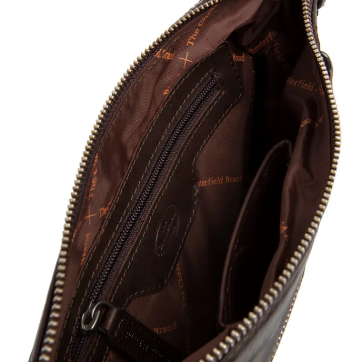 Schoudertassen|Crossbody>The Chesterfield Brand Faro Schoudertas brown