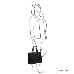 Shoppers|Schoudertassen>The Chesterfield Brand Fidenza Shopper cognac