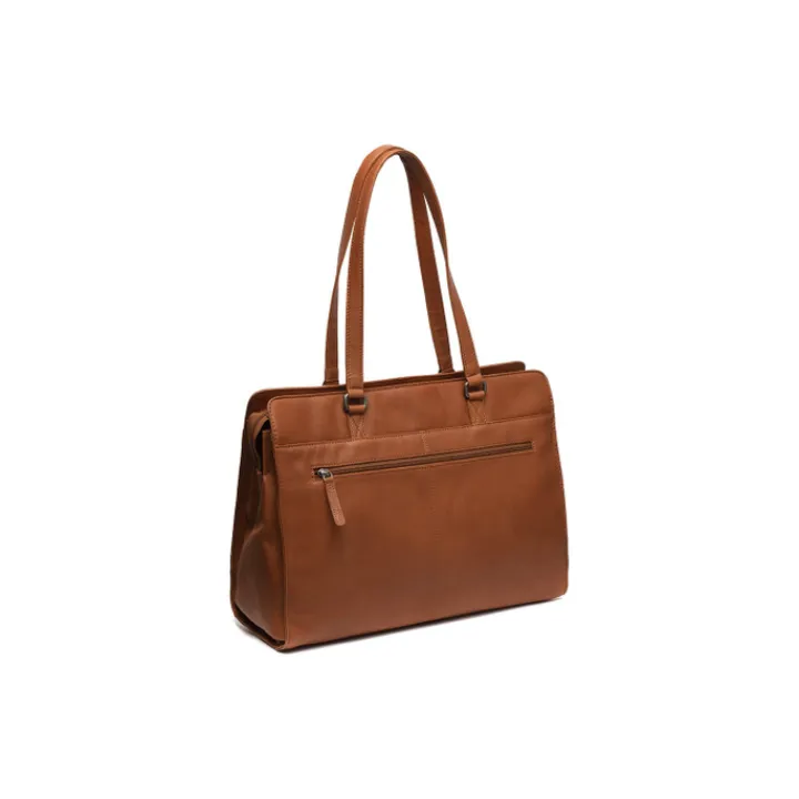 Shoppers|Schoudertassen>The Chesterfield Brand Fidenza Shopper cognac