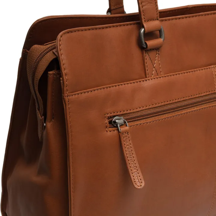 Shoppers|Schoudertassen>The Chesterfield Brand Fidenza Shopper cognac