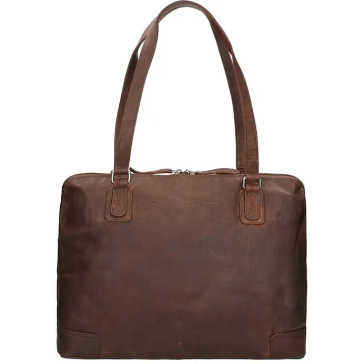 Schoudertassen|Damestassen>The Chesterfield Brand Flint Shoulderbag Large brown
