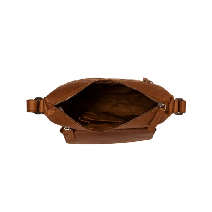 Schoudertassen|Crossbody>The Chesterfield Brand Hailey Schoudertas cognac