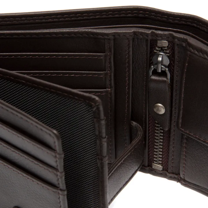 Rfid Portemonnees|Kleine Portemonnees>The Chesterfield Brand Hendrick Billfold Wide brown
