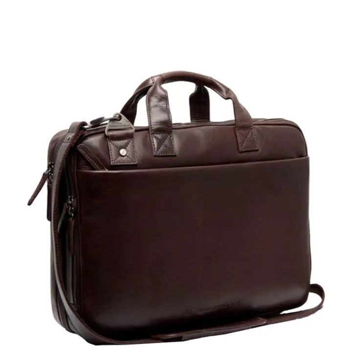 15 Inch Laptoptassen|Laptop Schoudertassen>The Chesterfield Brand Iseo Laptopbag brown