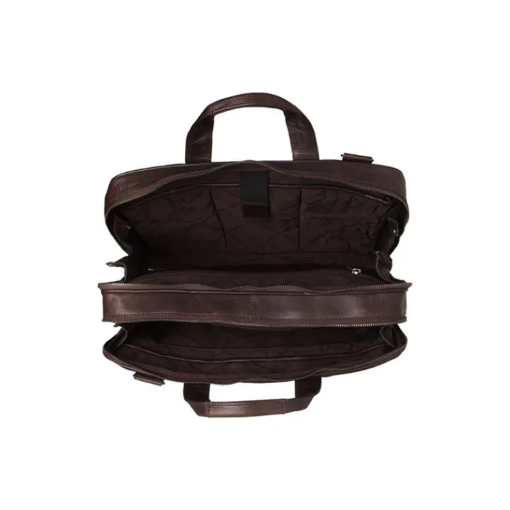 15 Inch Laptoptassen|Laptop Schoudertassen>The Chesterfield Brand Iseo Laptopbag brown