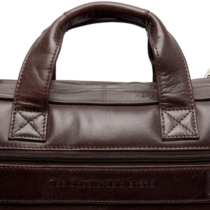15 Inch Laptoptassen|Laptop Schoudertassen>The Chesterfield Brand Iseo Laptopbag brown