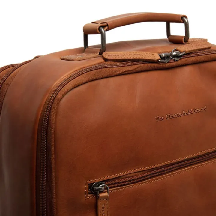 Heren Rugzakken|Dames Rugzakken>The Chesterfield Brand Jamaica Rugzak cognac