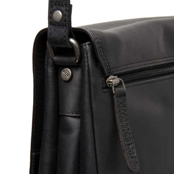 Schoudertassen|Crossbody>The Chesterfield Brand Laverton Flapoverbag medium black