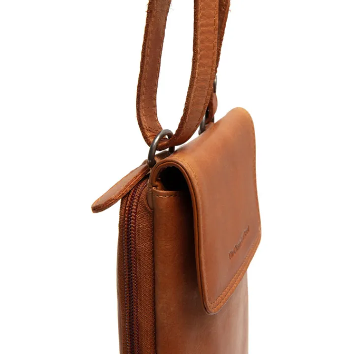 Telefoontasjes|Damestassen>The Chesterfield Brand Langley Telephone Bag cognac