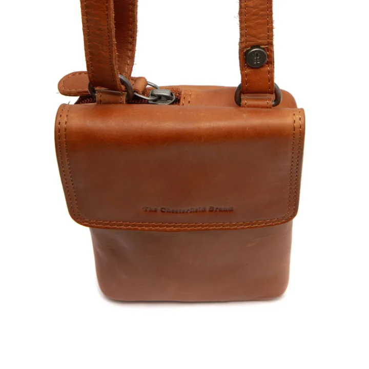 Telefoontasjes|Damestassen>The Chesterfield Brand Langley Telephone Bag cognac