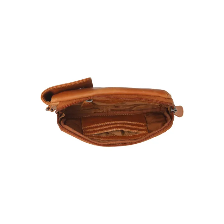 Telefoontasjes|Damestassen>The Chesterfield Brand Langley Telephone Bag cognac